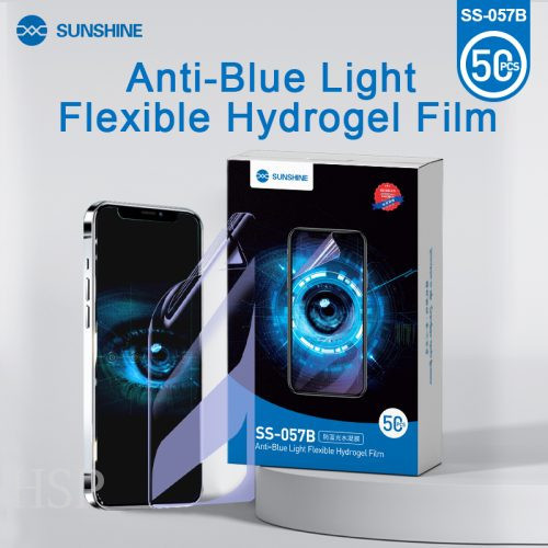 Film de protection hydrogel anti-lumière bleue
